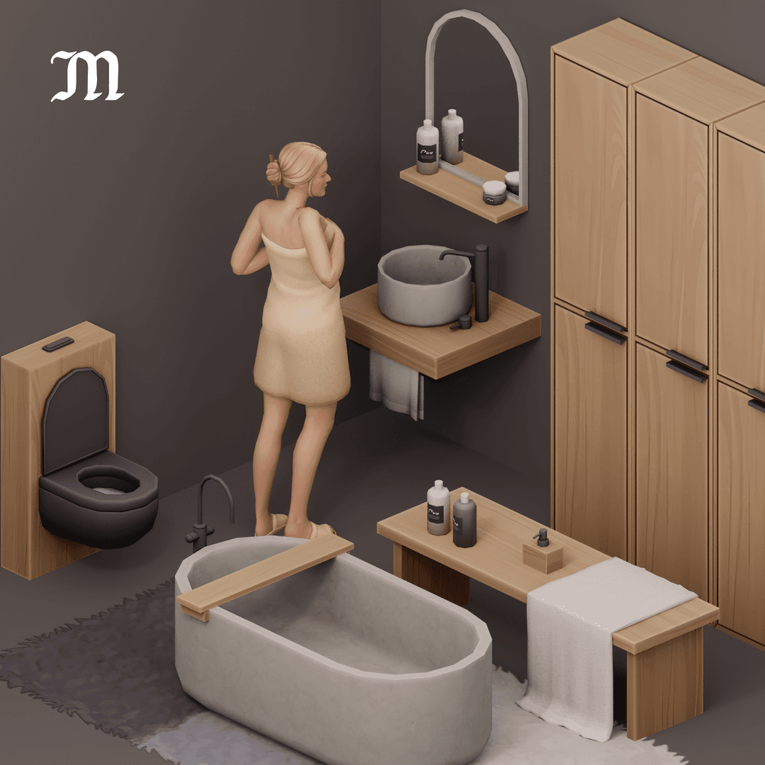 Набор для ванной комнаты Serene Bathroom